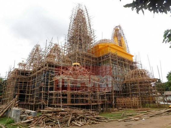 Kashi's Vishwanath temple themed for Bharat Ratna Club : Preparation on peak Kashi's Vishwanath temple themed for Bharat Ratna Club : Preparation on peak